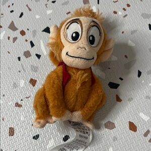 Cute Brown Plush Monkey from Aladdin Abu Disney